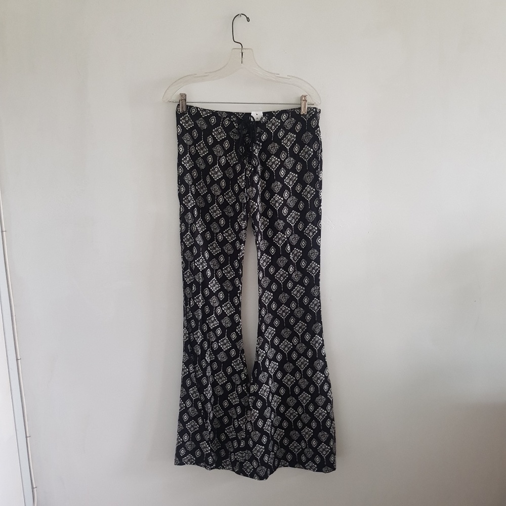 Milau flare lace up front pants
